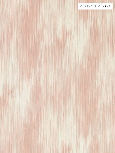 Clarke and Clarke Blush Serengeti Wallpaper Sample (E69488) | £1