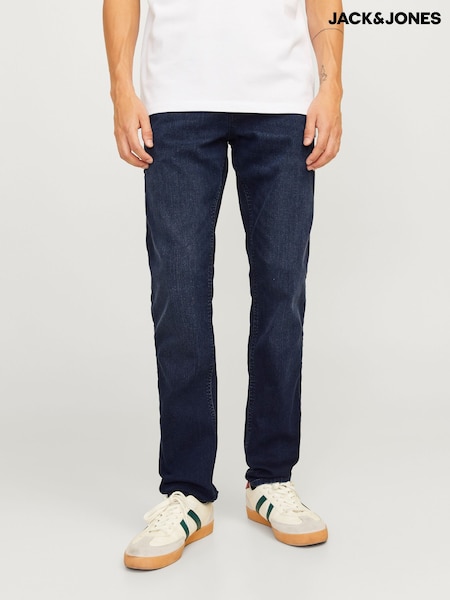 JACK & JONES Dark Blue Glenn Slim Fit Jeans (E69632) | £27