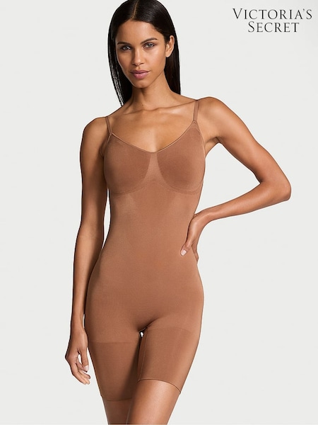 Victoria's Secret Caramel Nude Seamless Shaping™ Mid Thigh Bodysuit (E70402) | £55