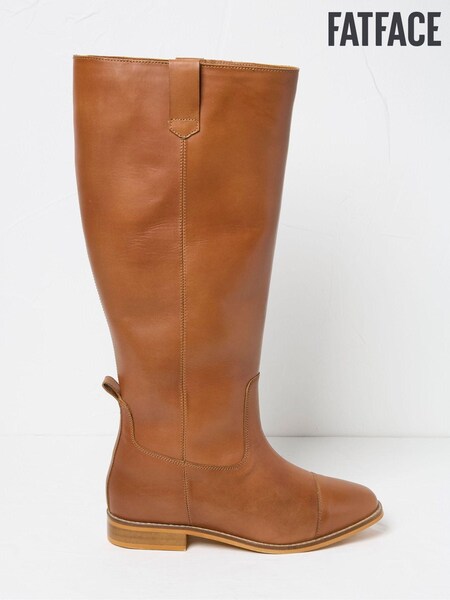 FatFace Victoria Brown Riding Boots (E70628) | £69