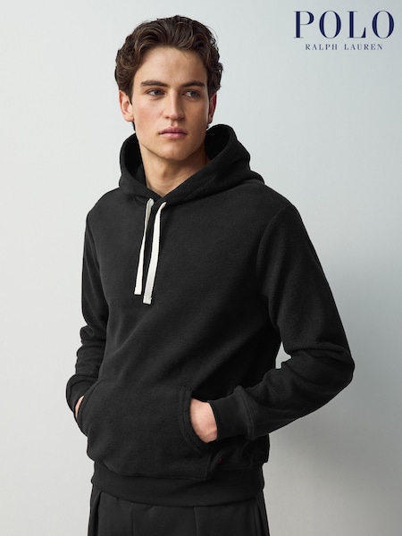 Polo Ralph Lauren Blue Brushed Fleece Hoodie (E70777) | £100