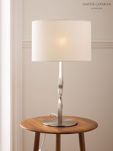 Jasper Conran London Chrome Twist Table Lamp (E70787) | £75