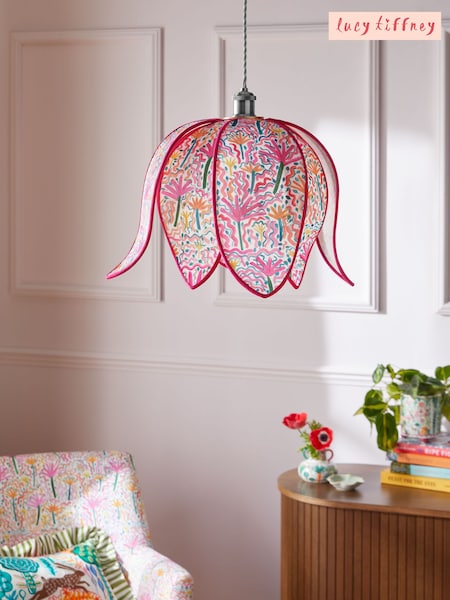 Lucy Tiffney Pink Flower Easyfit Shade (E70799) | £125