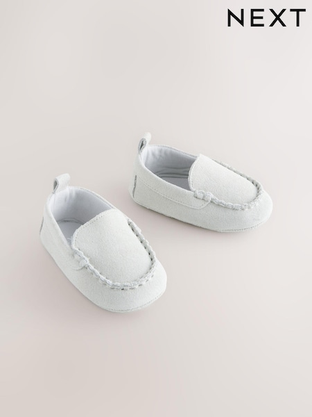 Grey Baby Suede Shoes (0-24mths) (E70993) | £12