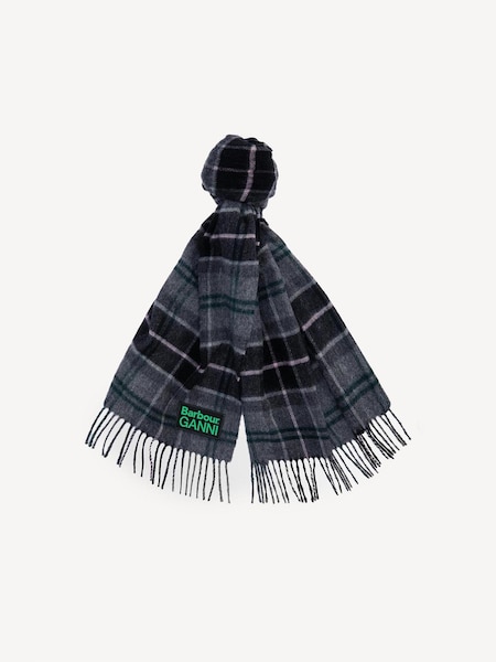 Barbour® x GANNI Grey Scarf (E71040) | £75