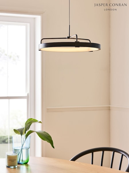 Jasper Conran London Black Circular Pendant Light (E71209) | £110