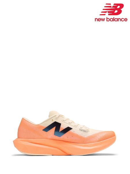 New Balance Orange/White Mens Fuelcell Rebel Trainers (E71257) | £140