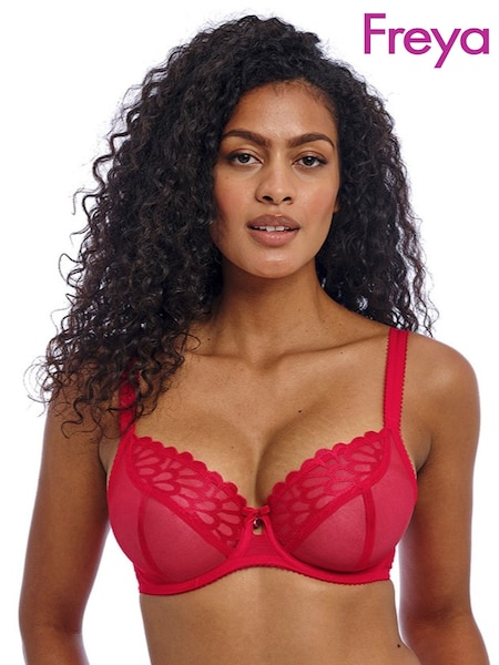 Freya Red Loveland UW Plunge Bra (E71603) | £37