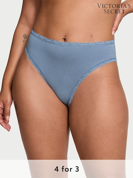 Victoria's Secret Faded Denim Blue Brief Knickers (E71991) | £9
