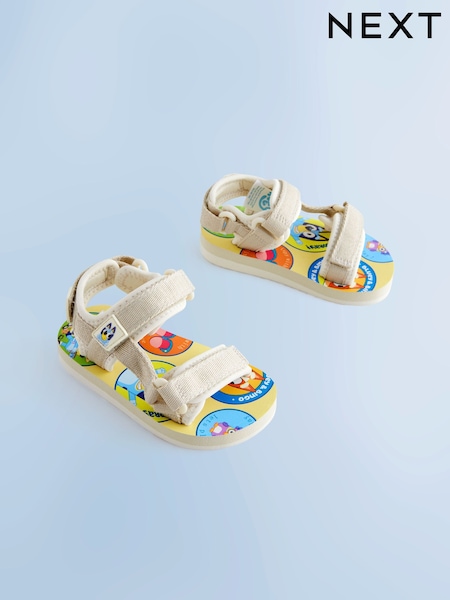 Neutral Bluey Adjustable Strap Trekker Sandals (E72063) | £18 - £21