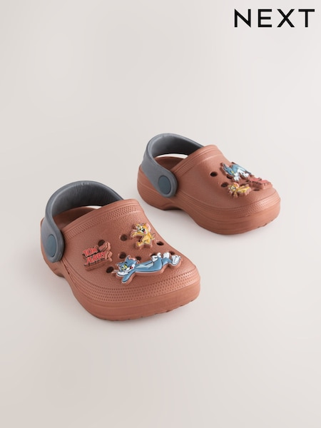 Brown Tom & Jerry Clogs (E72064) | £14