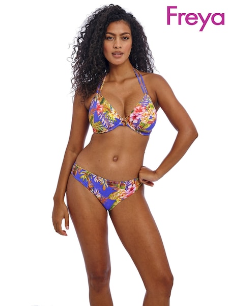 Freya Blue Tiger Valley Bikini Briefs (E72586) | £26