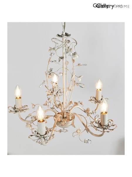 Gallery Home Gold Milford 5 Light Chandelier (E72638) | £226