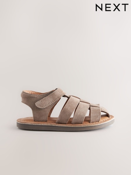 Neutral Leather Fisherman Sandals (E72679) | £20 - £24