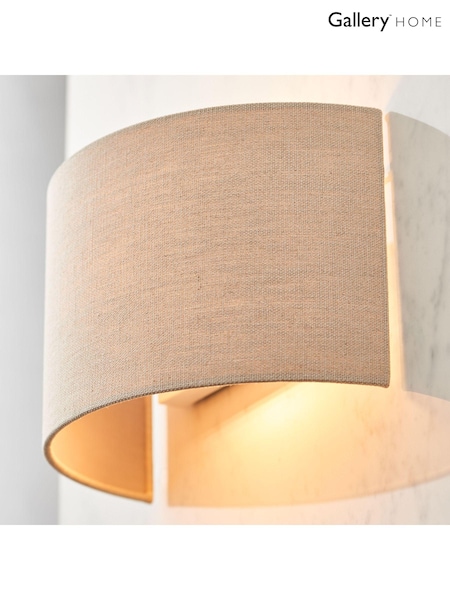 Gallery Home Natural Hartington Wall Light (E72749) | £50