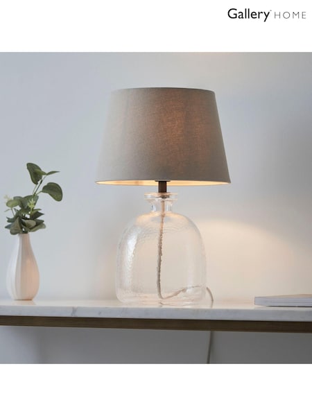 Gallery Home Grey Madison Table Lamp (E72753) | £67