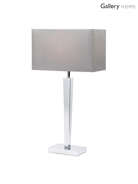 Gallery Home Grey Albion Table Lamp (E72754) | £210