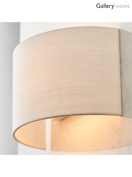 Gallery Home White Hartington Wall Light (E72756) | £50