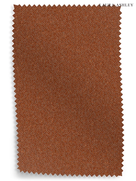 Laura Ashley Terracotta Orange Harley Upholstery Swatch (E72905) | £0