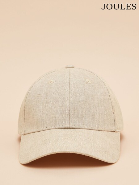 Joules Daley Neutral Linen Cap (E73143) | £22