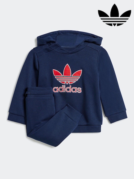 adidas originals Blue Infant Tracksuit Set (E73175) | £38