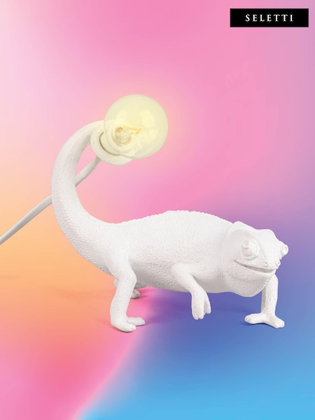 Seletti White Chameleon Table Lamp (E73304) | £104