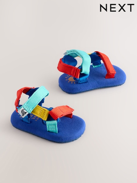 Blue Multi Bright Baby Trekker Sandals (0-24mths) (E73520) | £10