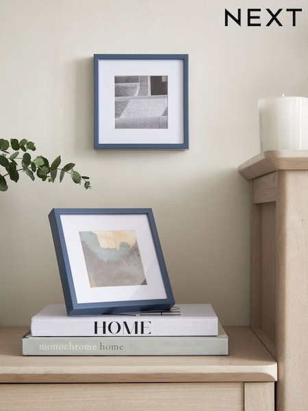 Set of 2 Slate Grey Hadley Photo Frames (E73541) | £7 - £14