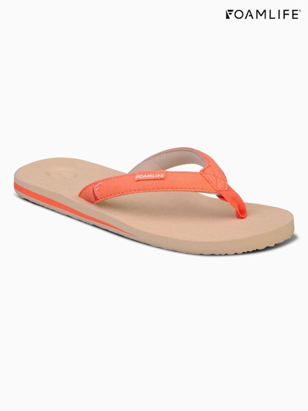Foamlife Brown Sully Flip Flops (E73662) | £35
