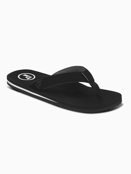 Foamlife Black Mens Tarlan Flip Flops (E73664) | £25