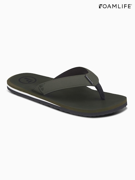 Foamlife Green Mens Tarlan Flip Flops (E73667) | £25