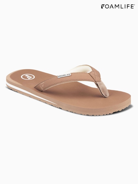 Foamlife Brown Womens Lixi Flip Flops (E73691) | £25