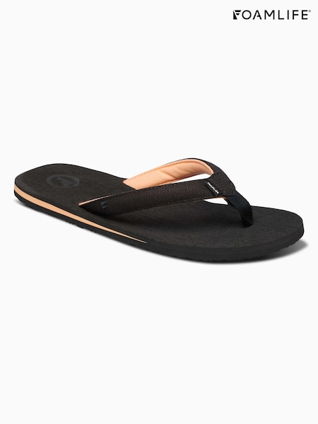 Foamlife Brown Womens Wahoo Flip Flops (E73693) | £35