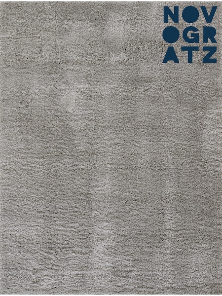 Novogratz Light Grey Nola Shag Rug (E73765) | £200 - £300