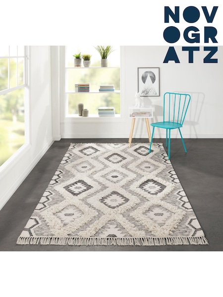 Novogratz Black Indio Sierra Rug (E73798) | £60 - £525