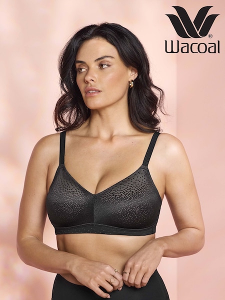 Wacoal Back Appeal Wire Free Black Bra (E73844) | £55