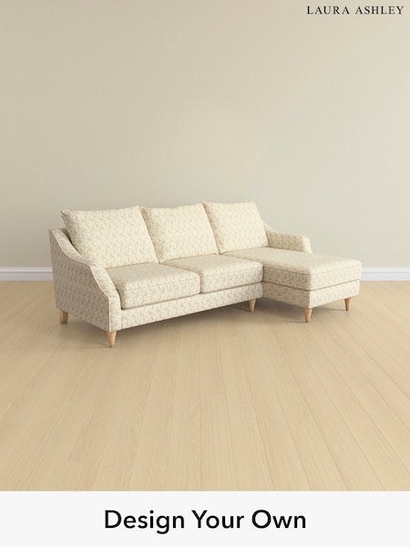 Filton Leaves/Natural Beverley By Laura Ashley (E73924) | £2,375