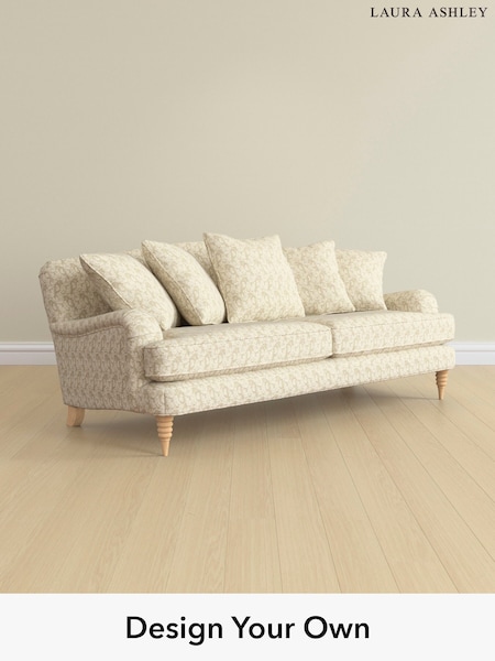 Filton Leaves/Natural Lynden Scatter Back By Laura Ashley (E73928) | £1,625