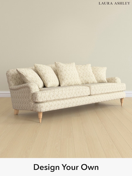 Filton Leaves/Natural Lynden Scatter Back By Laura Ashley (E73928) | £1,725