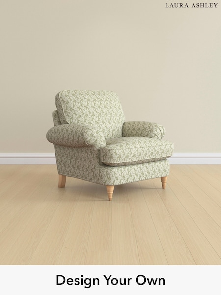 Filton Leaves/Olive Green Beaumaris By Laura Ashley (E73935) | £1,000