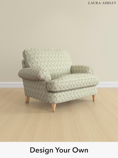 Filton Leaves/Olive Green Beaumaris By Laura Ashley (E73935) | £1,150