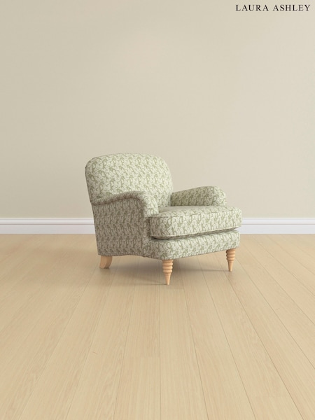 Filton Leaves/Olive Green Lynden Scatter Back By Laura Ashley (E73951) | £950