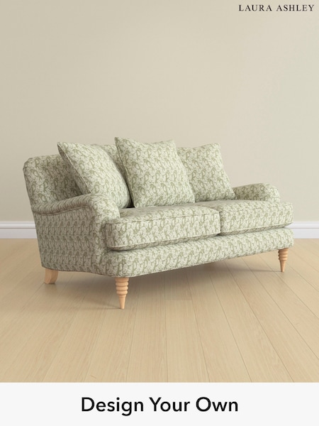 Filton Leaves/Olive Green Lynden Scatter Back By Laura Ashley (E73951) | £1,425