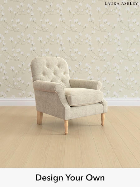 Nantmor/Truffle Natural Cambridge Button Back By Laura Ashley (E73963) | £775