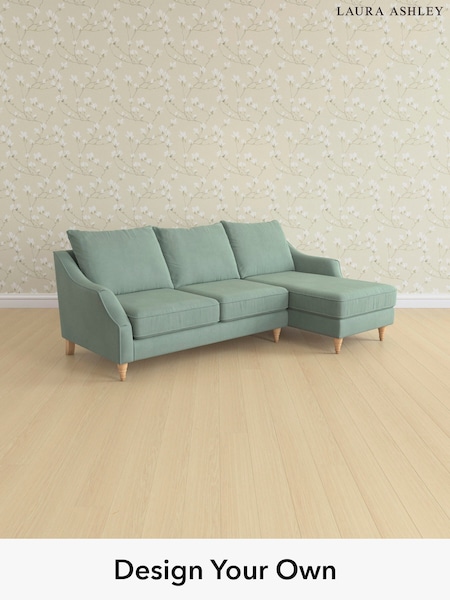 Ailsworth/Dark Duck Egg Beverley By Laura Ashley (E73980) | £2,175