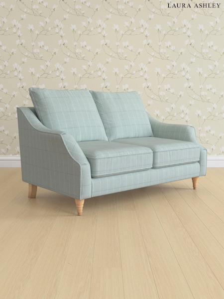 Carolyn Check/Duck Egg Beverley By Laura Ashley (E74000) | £1,300