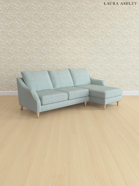 Carolyn Check/Duck Egg Beverley By Laura Ashley (E74000) | £2,275