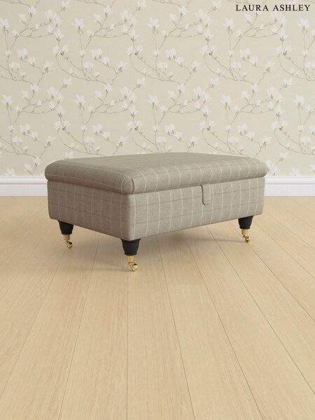 Carolyn Check/Hazelnut Natural Beverley By Laura Ashley (E74001) | £575