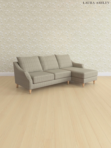 Carolyn Check/Hazelnut Natural Beverley By Laura Ashley (E74001) | £2,275