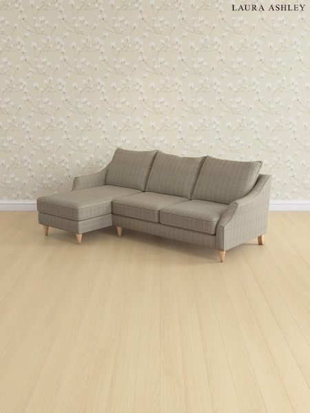 Carolyn Check/Hazelnut Natural Beverley By Laura Ashley (E74001) | £2,275